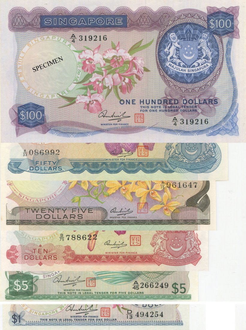 SG, Orchids series, HSS with red seal 6pcs (1 of 1)