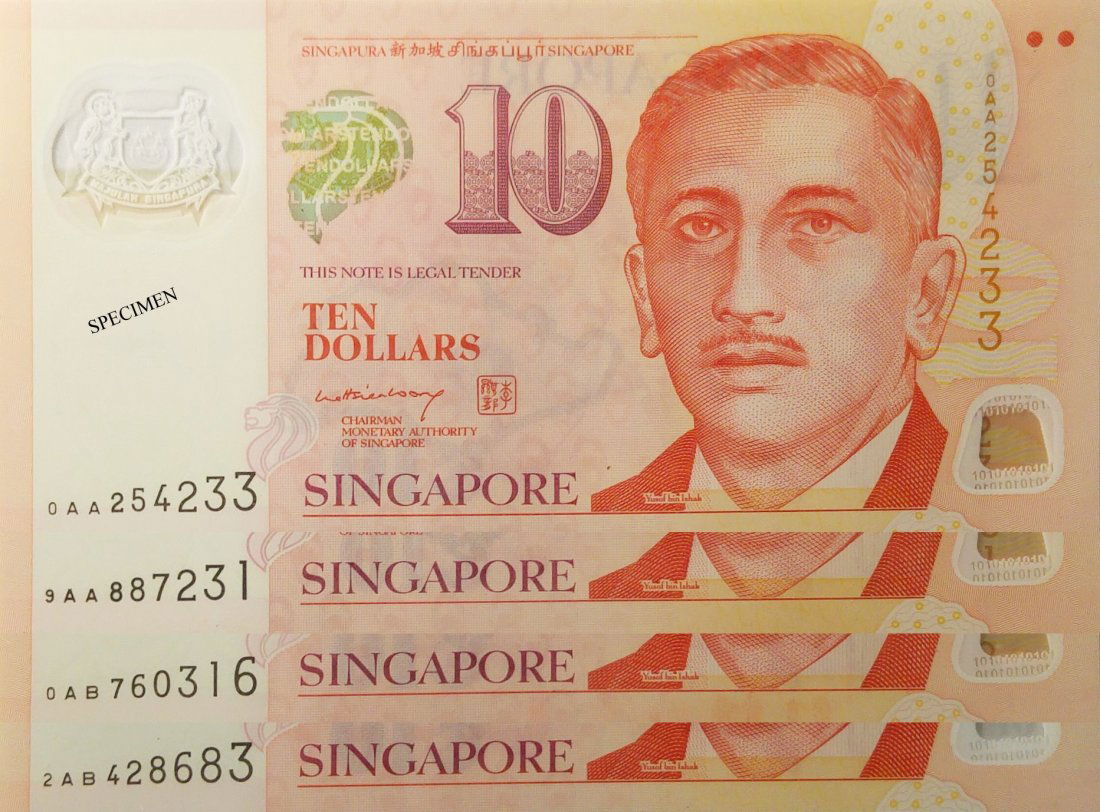 SG, Presidential, $10 Polymer notes 13pcs (1 of 1)
