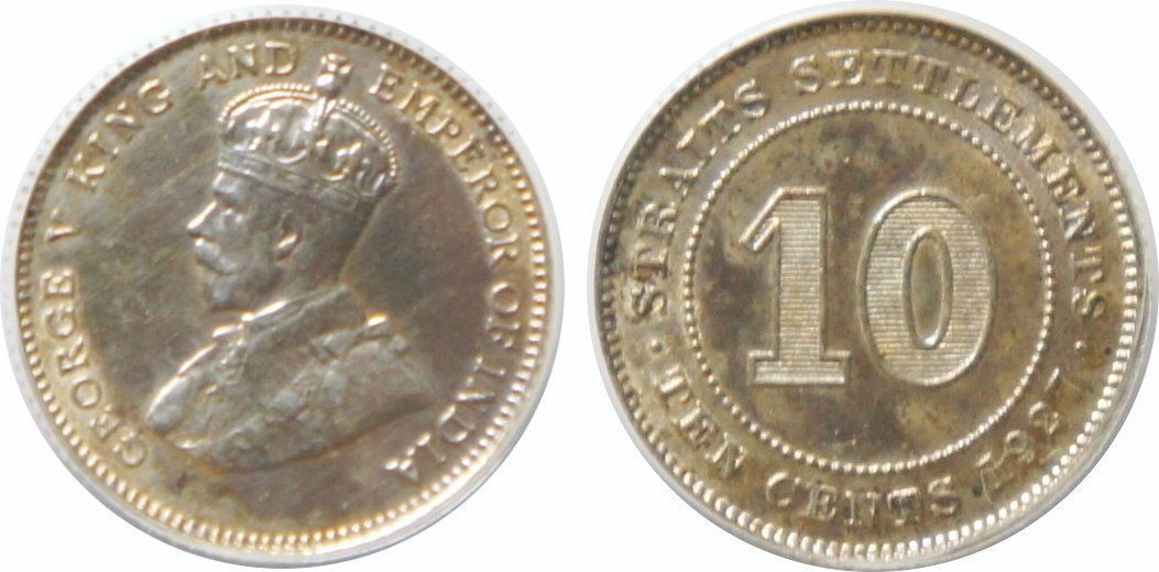 1927, Silver Proof, 10 Cent. APCGS (1 of 1)