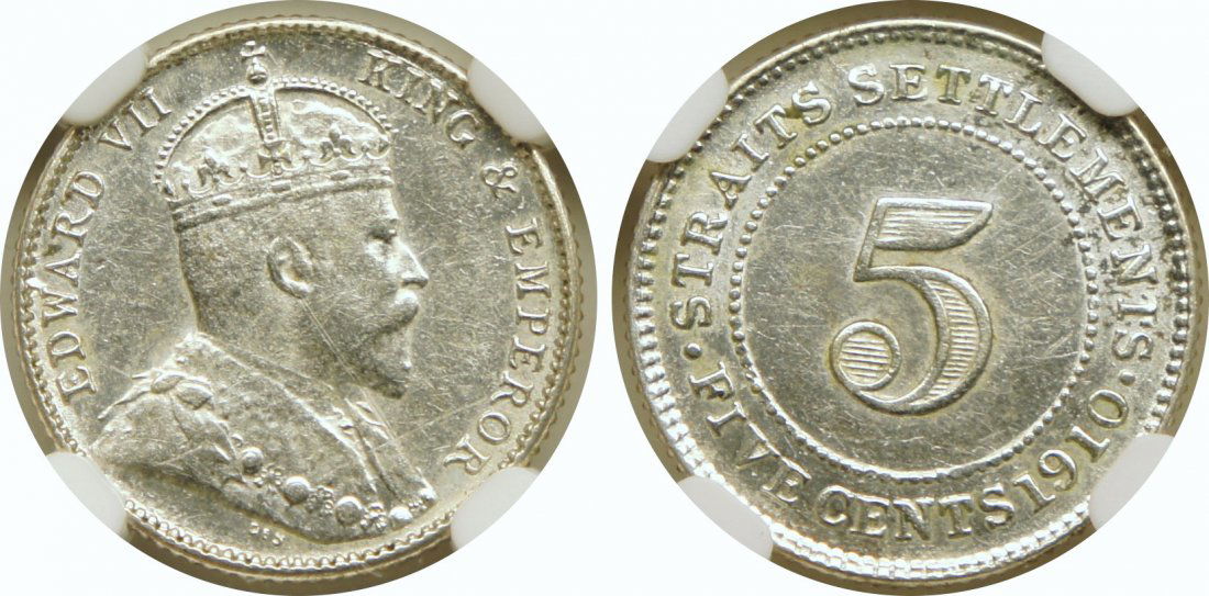 1910B, Silver 5c. NGC AU-Details (1 of 1)