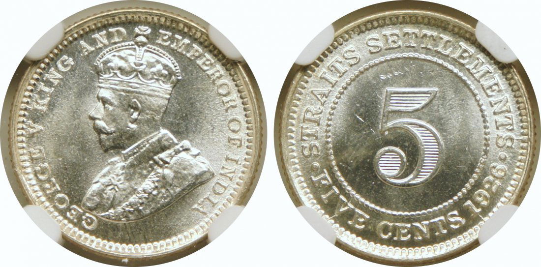 1926, Silver 5c. NGC MS 65. (1 of 1)