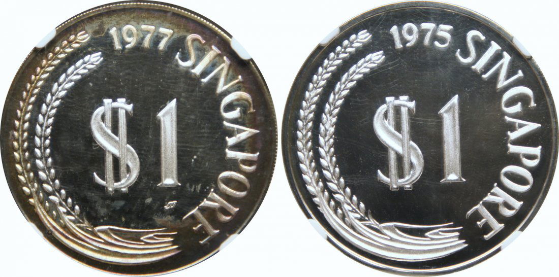 SG, Silver Proof $1 Lion, 2pcs (1 of 1)