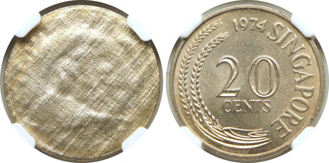 SG, 1974, C-N 20c, Error, NGC MS 66 (1 of 1)