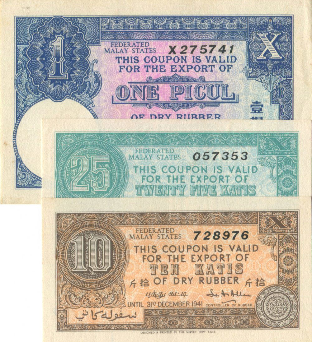 Federated Malay States (F.M.S.), Rubber Export (1 of 1)