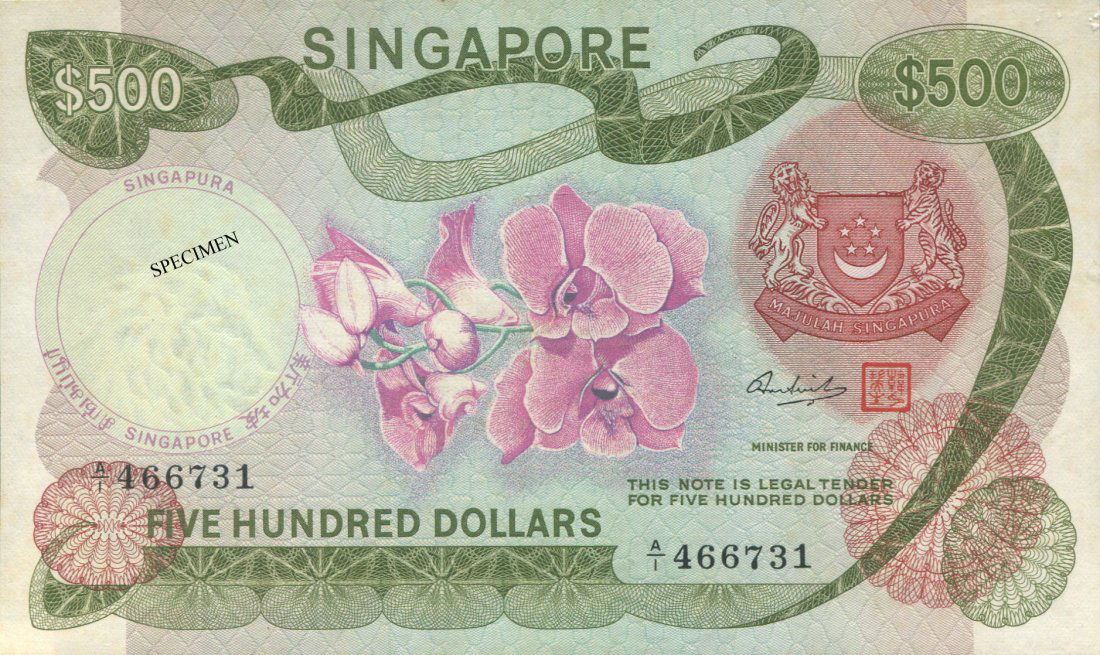 Orchid, $500, HSS red seal. UNC (1 of 1)