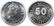 Malaya & British Borneo, 1957KN, Proof C-N 50c,