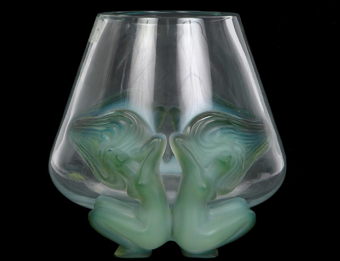 LALIQUE CRYSTAL ANTINEA VASE (1 of 4)