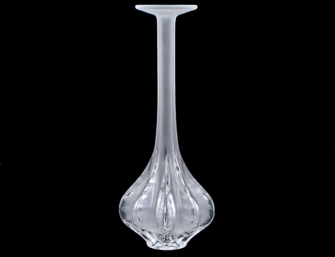 LALIQUE CRYSTAL VASE (1 of 3)