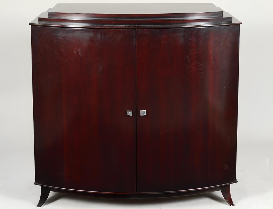 ART DECO STYLE MAHOGANY SIDE CABINET (1 of 2)