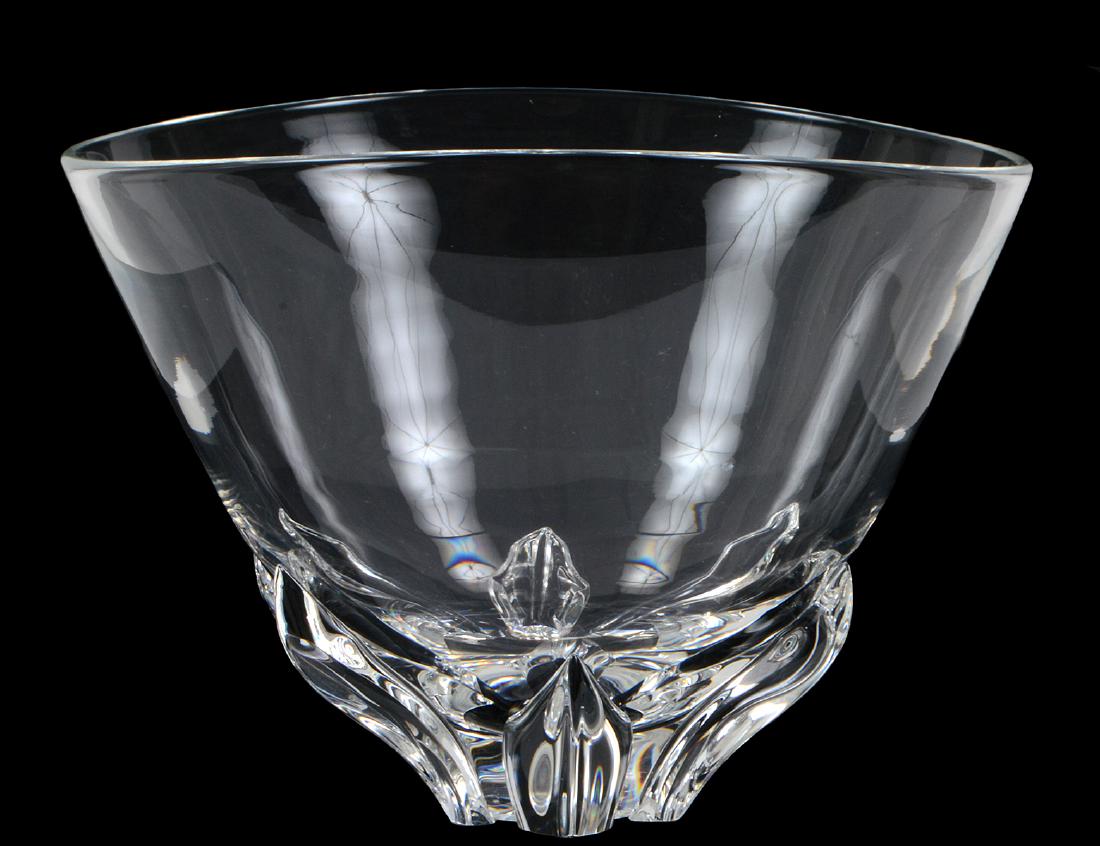 STEUBEN COLORLESS GLASS BOWL (1 of 4)
