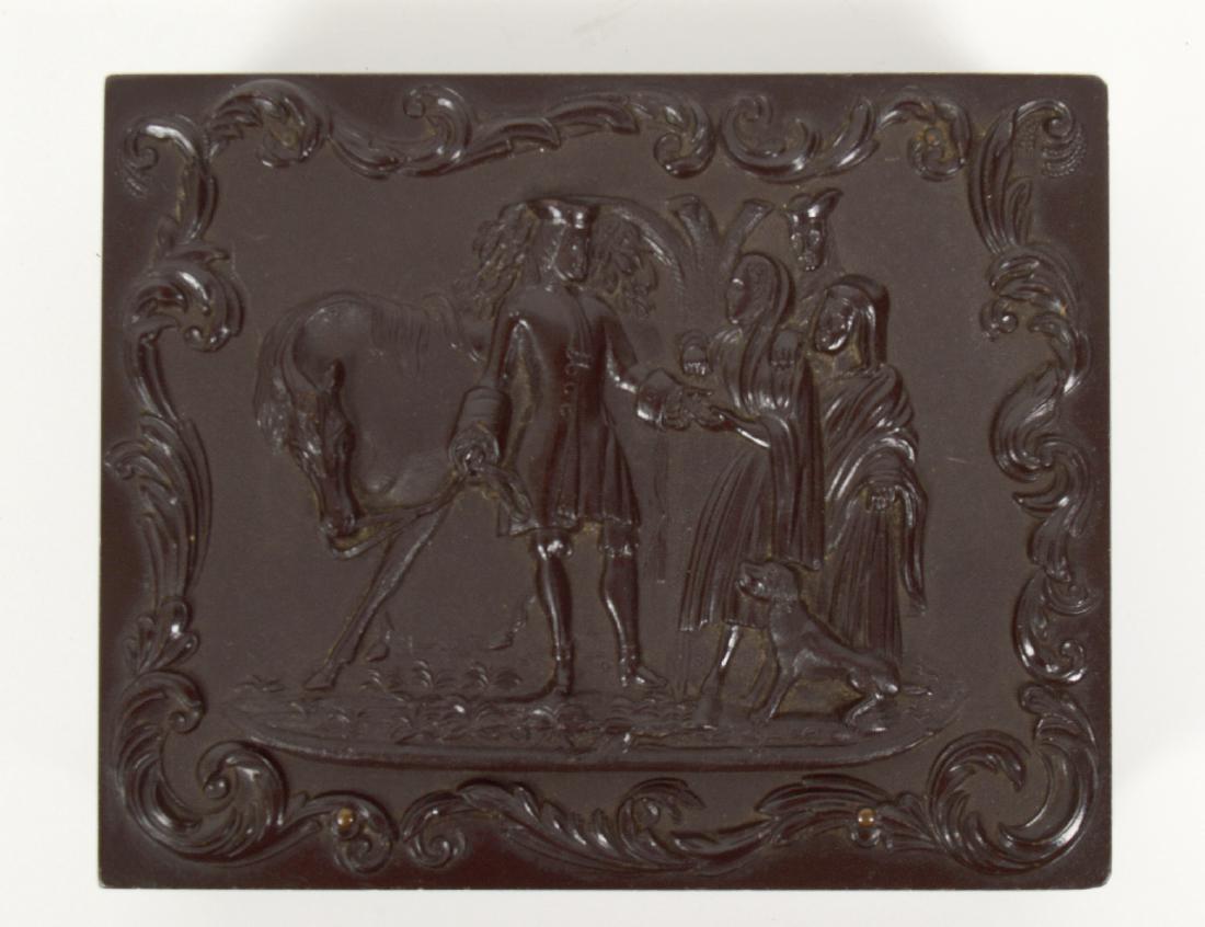 ANTIQUE GUTTA PERCHA PHOTO CASE (1 of 2)