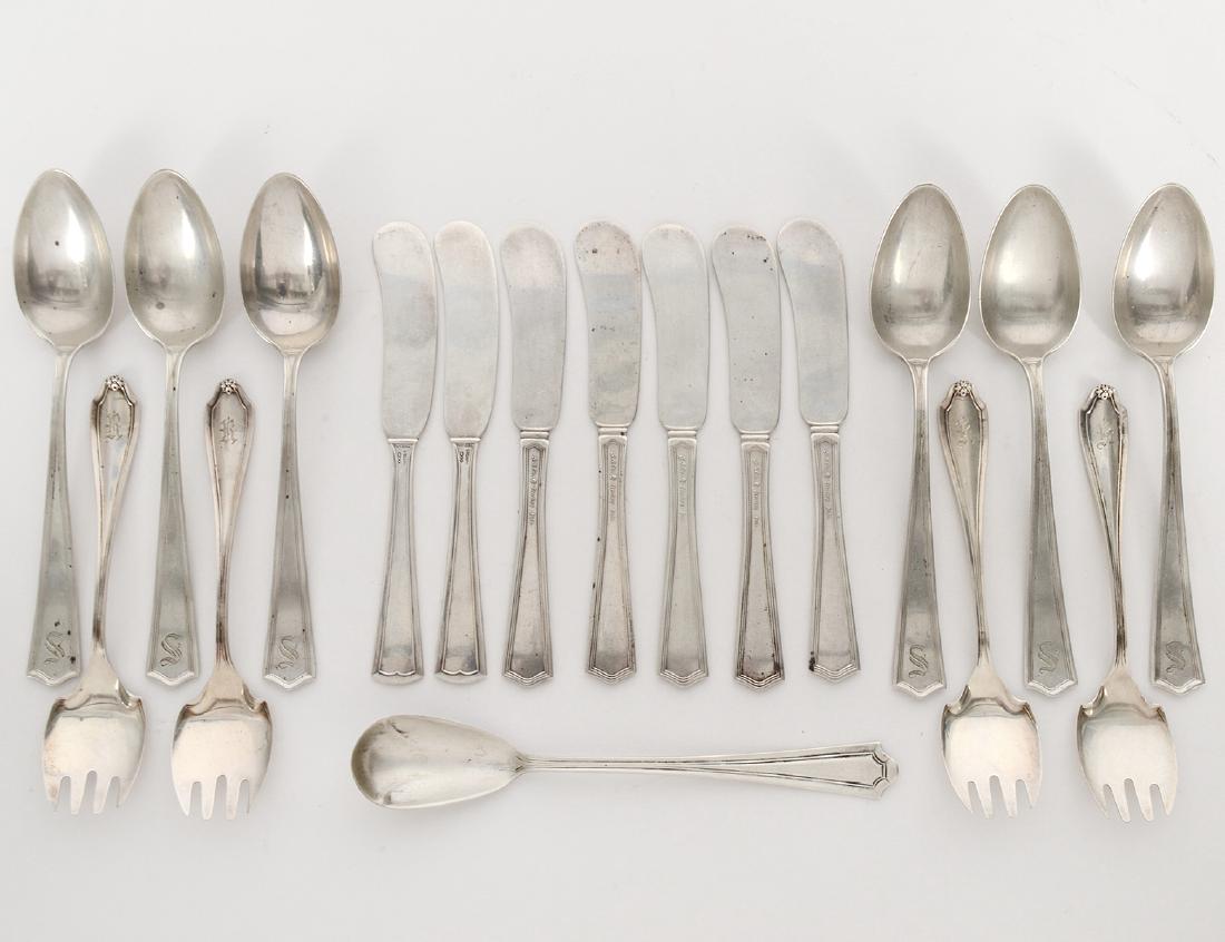 GROUP OF STERLING SILVER FLATWARE (1 of 3)
