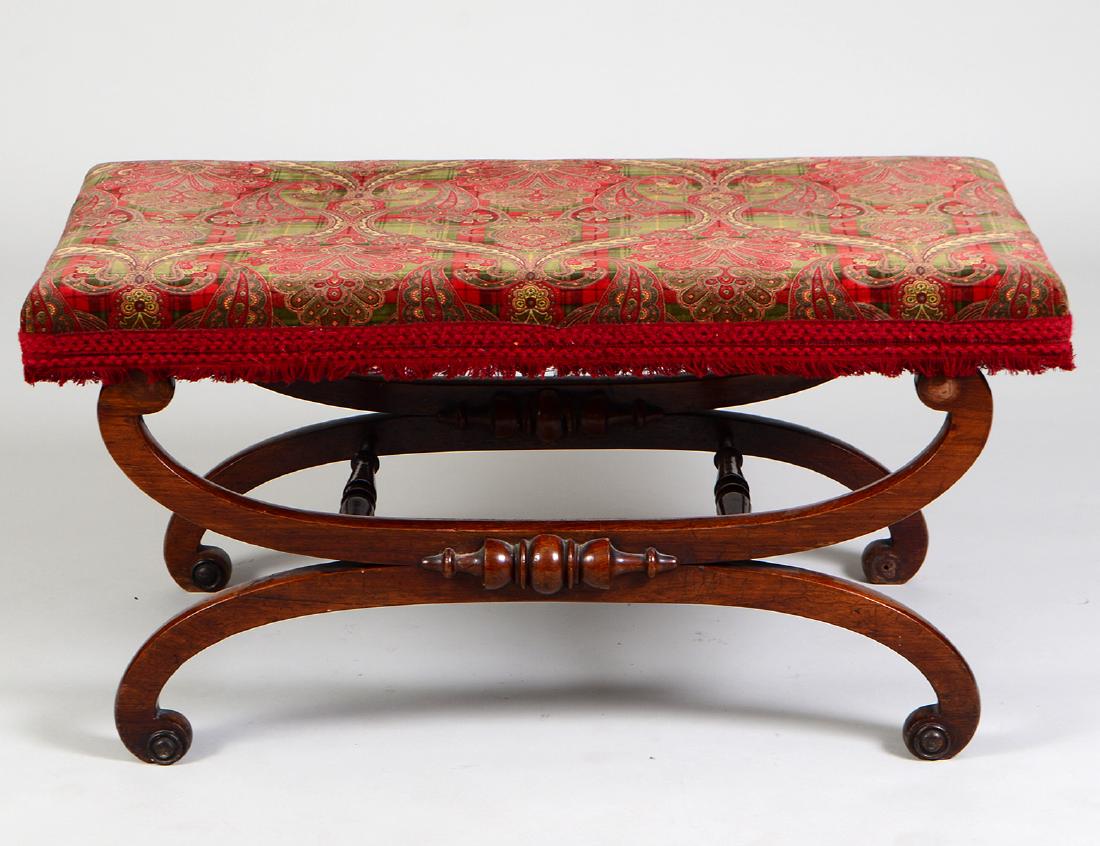 REGENCY ROSEWOOD WINDOW SEAT (1 of 3)