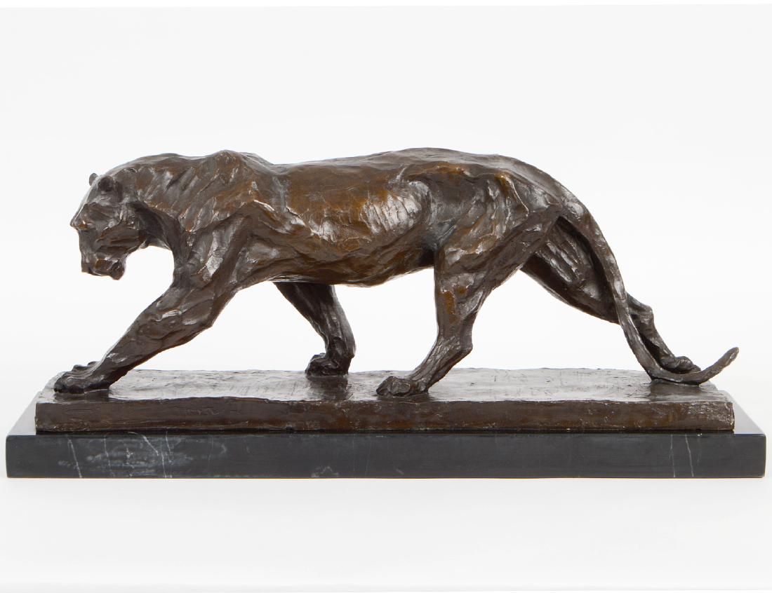 PATINATED BRONZE LIONESS (1 of 4)