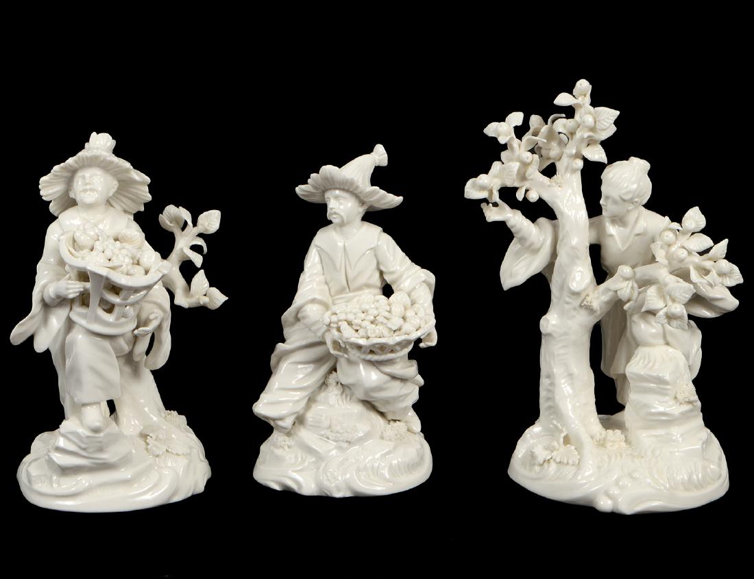 THREE ITALIAN BLANC DE CHINE FIGURAL GROUPS (1 of 6)