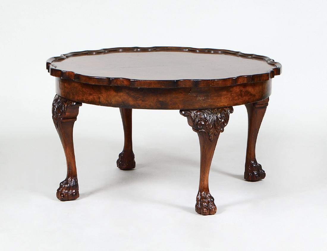 CHIPPENDALE STYLE MAHOGANY LOW TABLE (1 of 3)