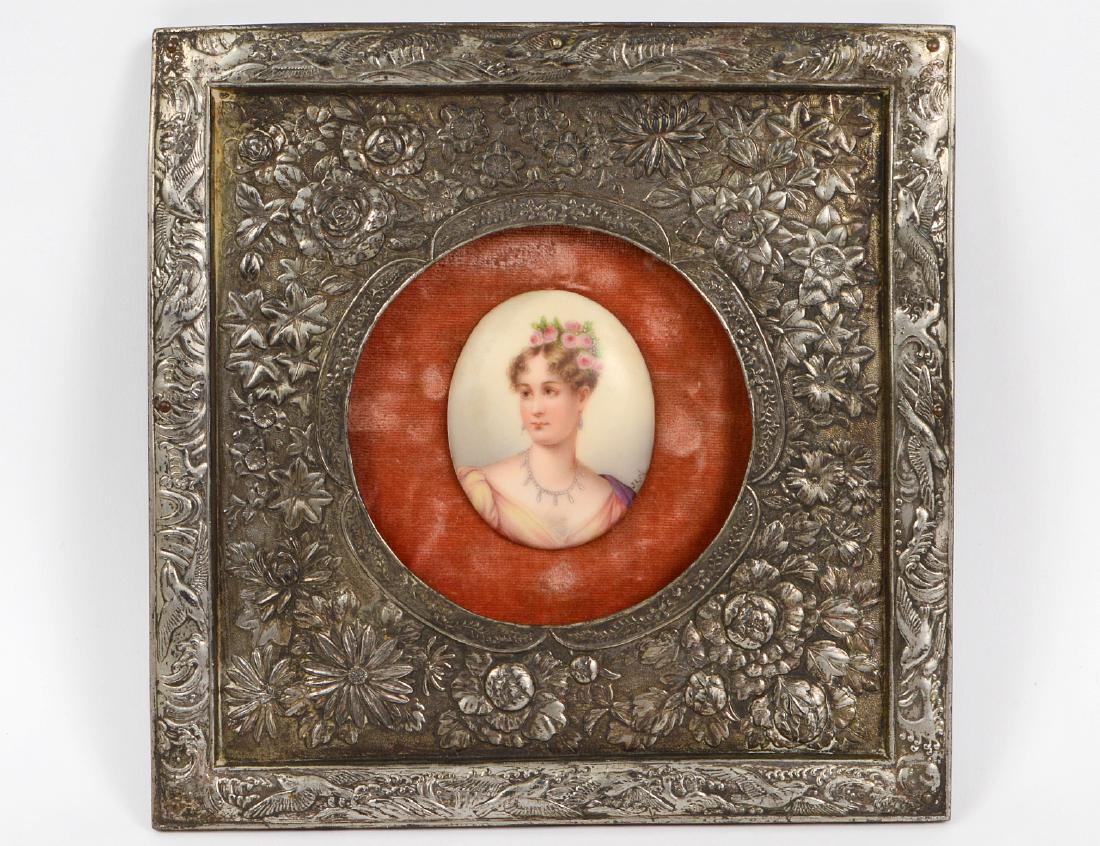 PERSIAN SILVER PICTURE FRAME (1 of 2)