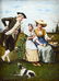 LARGE GERMAN KPM PAINTED PORCELAIN PLAQUE - 2