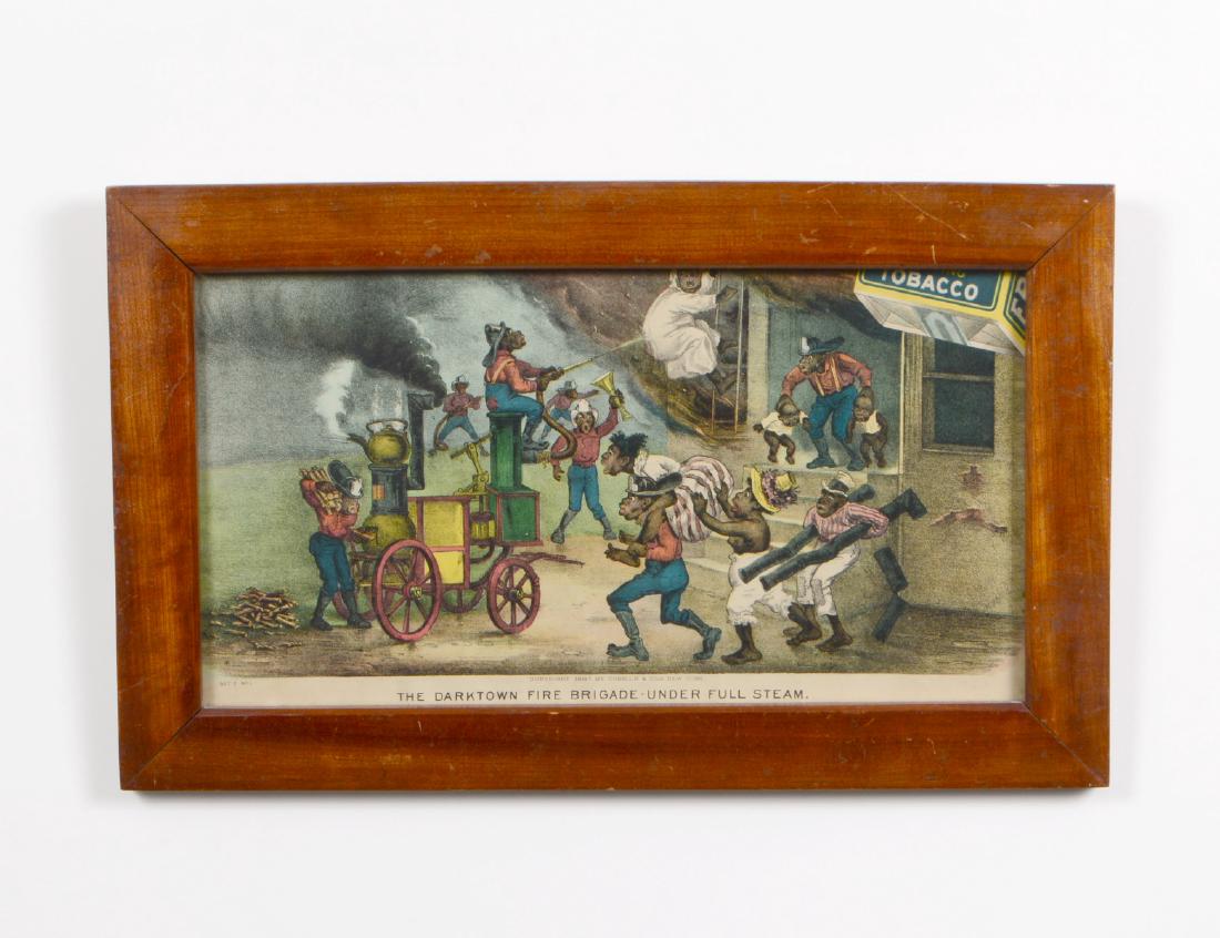 CURRIER AND IVES COLOR LITHOGRAPH (1 of 2)