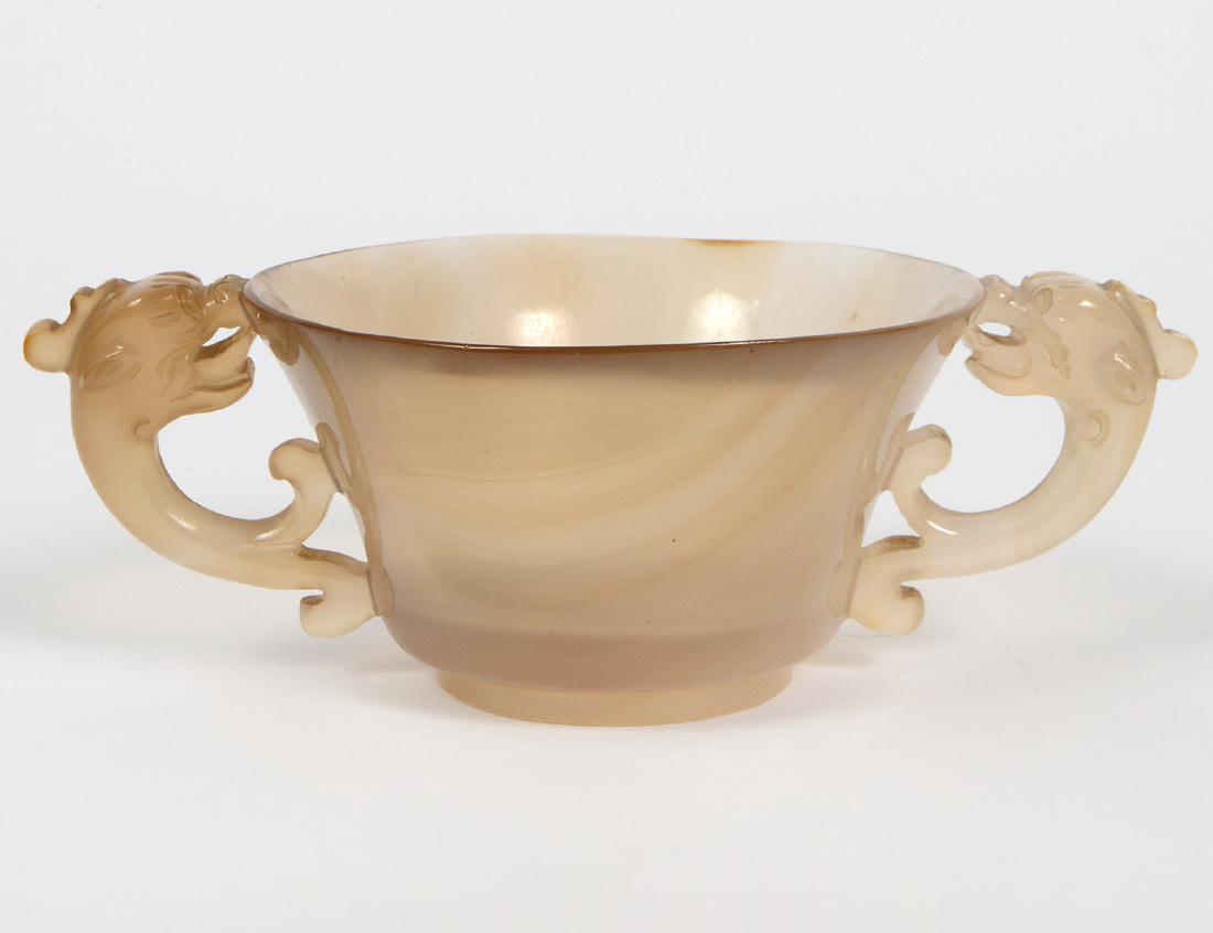 FINE CHINESE TRANSLUCENT AGATE SMALL CUP (1 of 4)