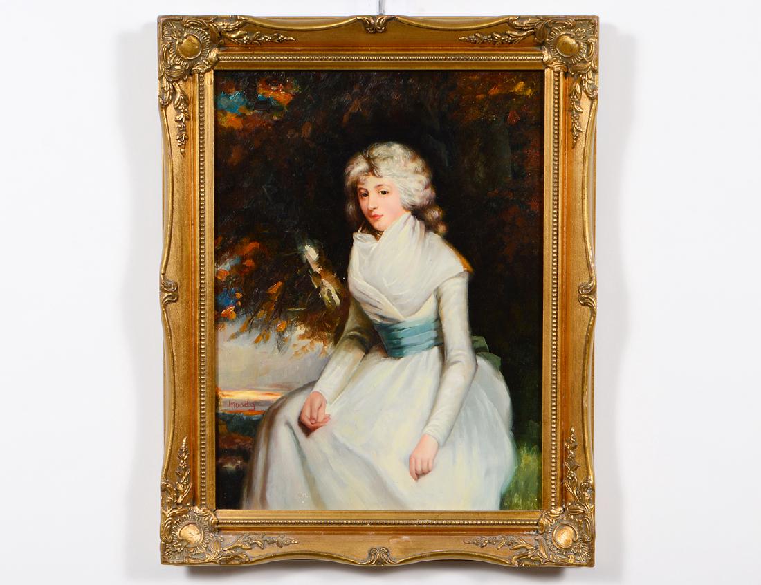 "PORTRAIT OF AN ENGLISH 18TH CENTURY LADY (1 of 4)