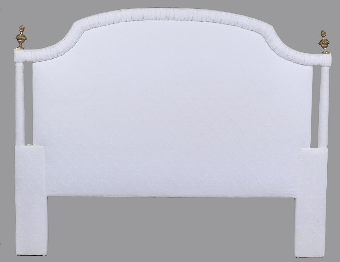 CONTEMPORARY FABRIC UPHOLSTERED HEADBOARD (1 of 2)