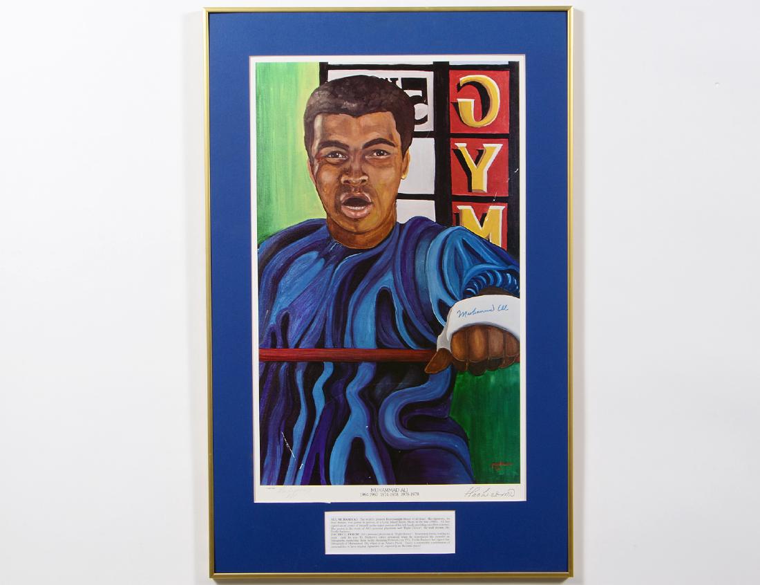 MUHAMMAD ALI SIGNED COLOR POSTER (1 of 5)