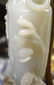 FINE CHINESE WHITE JADE COVERED URN - 9