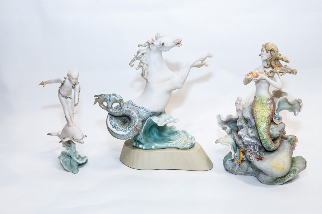 THREE CYBIS PORCELAIN FANTASY ENSEMBLES (1 of 9)