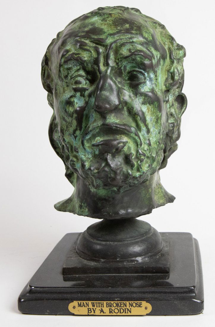 AFTER RODIN, PATINATED BRONZE (1 of 3)