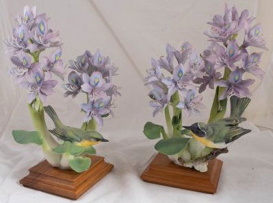 PAIR OF ROYAL WORCESTER DOROTHY DOUGHTY BIRD GROUPS (1 of 9)
