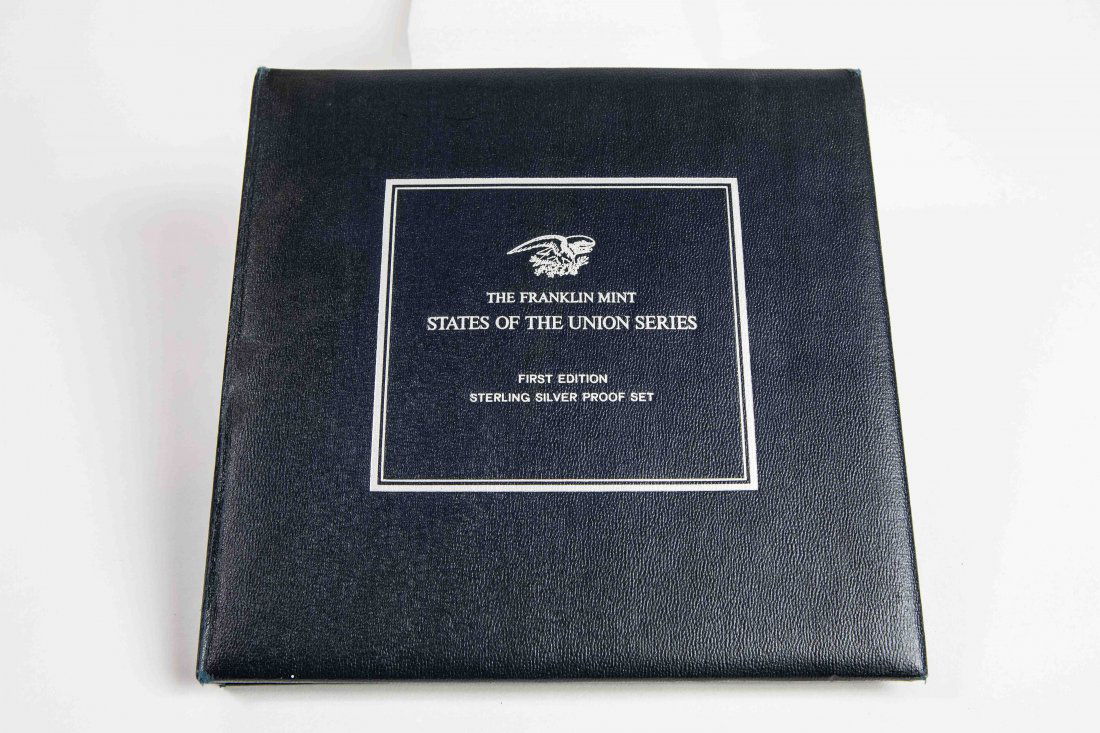 FRANKLIN MINT SILVER STATES OF THE UNION MEDALS (1 of 4)