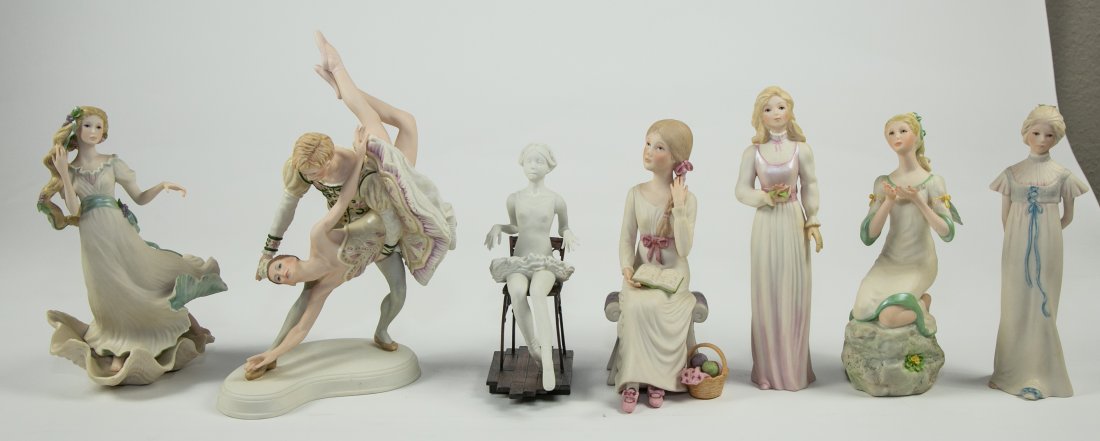 SEVEN CYBIS PORCELAIN FIGURES (1 of 18)