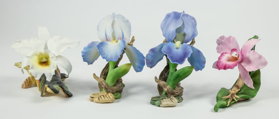 FOUR BOEHM PORCELAIN ORCHIDS (1 of 13)