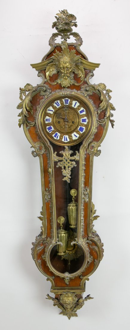 FINE GERMAN BRONZE MOUNTED MAHOGANY REGULATOR (1 of 7)