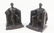 PAIR OFCOPPER FINISH BOOKENDS OF ABRAHAM LINCOLN