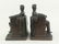 PAIR OFCOPPER FINISH BOOKENDS OF ABRAHAM LINCOLN - 2