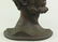 PAIR PATINATED CAST METAL BOOKENDS, LINCOLN IN PROFILE - 5