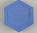 LINCOLN IN PROFILE HEXAGONAL JASPERWARE TILE - 3