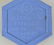 LINCOLN IN PROFILE HEXAGONAL JASPERWARE TILE - 4