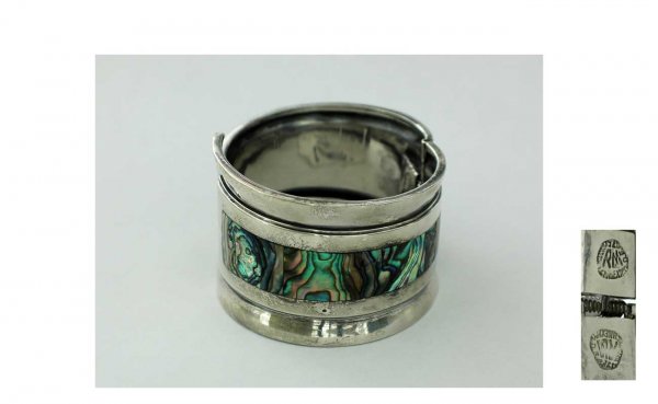 Marcielo Rodriguez Mexican Sterling Silver & Abalo
