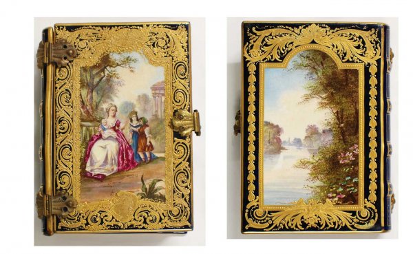 19th Century French 'Sevres' Porcelain Handpainte