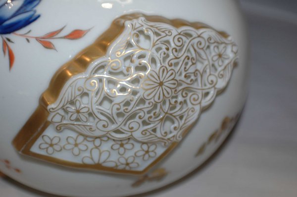 American Ott & Brewer Belleek Globular Hand Painte - 2
