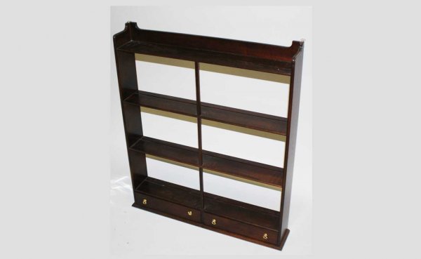 Mahogany Hanging Wall Rack. AGOPB does not ship or