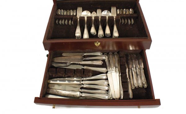 American Sterling Silver 71 Piece Flatware Service
