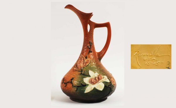 Vintage Large Roseville 'Magnolia' Art Pottery Ewe