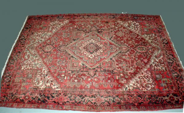 Semi Antique Heriz Carpet Approx. 9' x 12'. AGOPB
