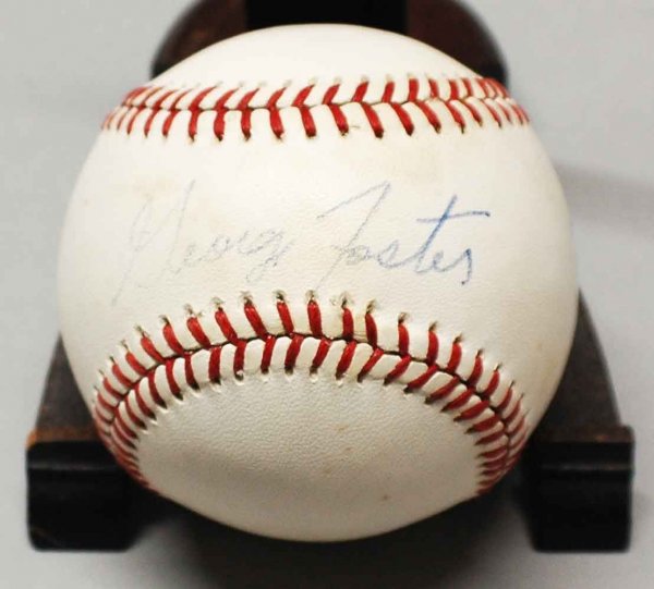 George Foster Autographed National League Baseball
