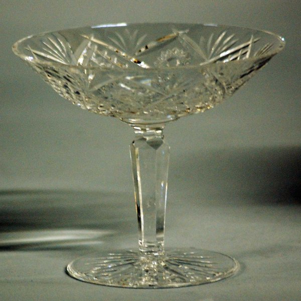 WATERFORD CRYSTAL PEDESTAL CANDY DISH