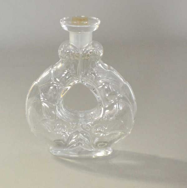 BACCARAT CRYSTAL "CARPS" PERFUME BOTTLE